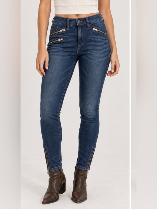 rag & bone Denim - rag & bone women 28 Skinny Jeans moto zippers kensington